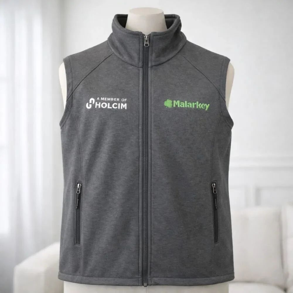 New The North Face Ridgewall Dark Gray Heather Vest Jacket XL